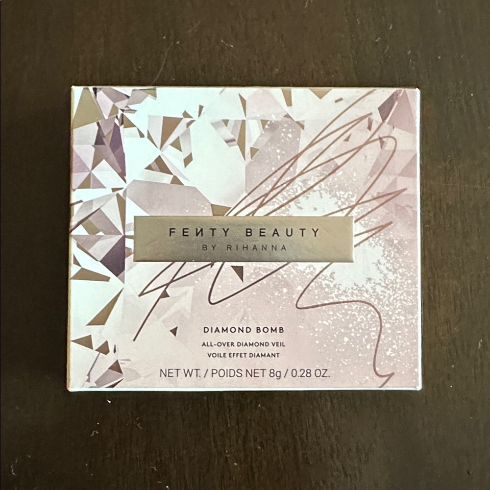 NIB Fenty Beauty Diamond Bomb Highlighter - Sparkling Silver - How Many Carats?!